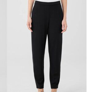 Eileen Fisher Tencel Jersey Tapered Leg Slouch Ankle Pants